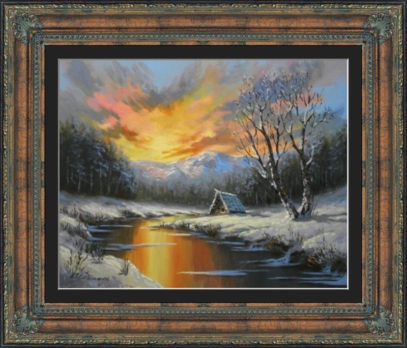 Winter magic, Painting Borko Šainović