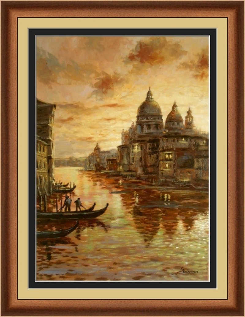 Venecija - Grand kanal, Slika Borko Šainović