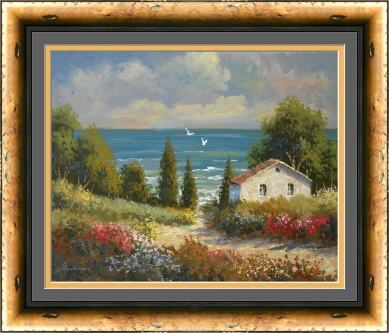 Path to the sea, Painting Borko Šainović