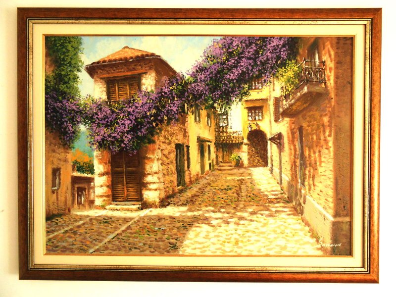 The smell of Mediterranean X, Painting Borko Šainović