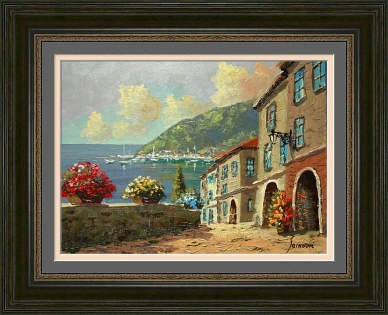 The sea street V, Painting Borko Šainović