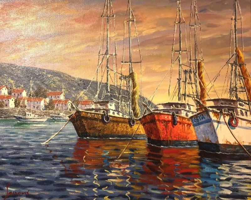 In the harbor