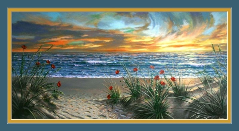 Path to the sea, Painting Borko Šainović