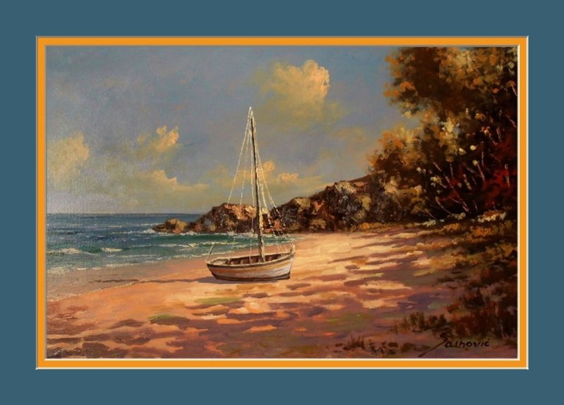 Shadows of the summer, Painting Borko Šainović