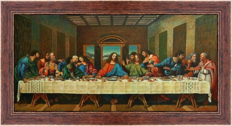 The last supper, Painting Borko Šainović