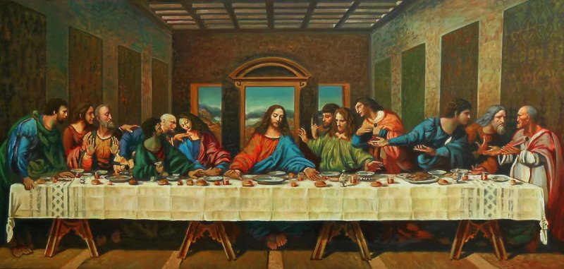 The last supper, Painting Borko Šainović