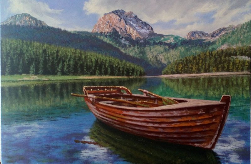 Durmitor mountain, Painting Borko Šainović