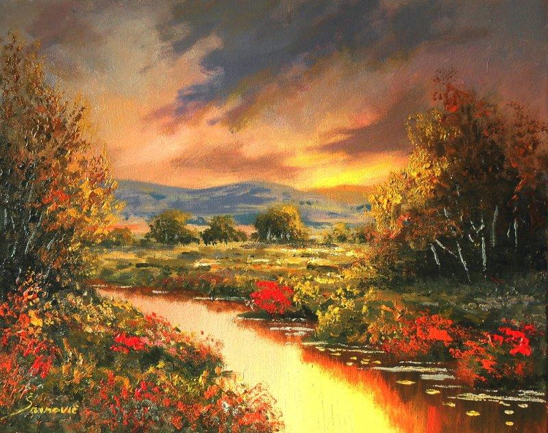 In the calm of the day 4, Painting Borko Šainović