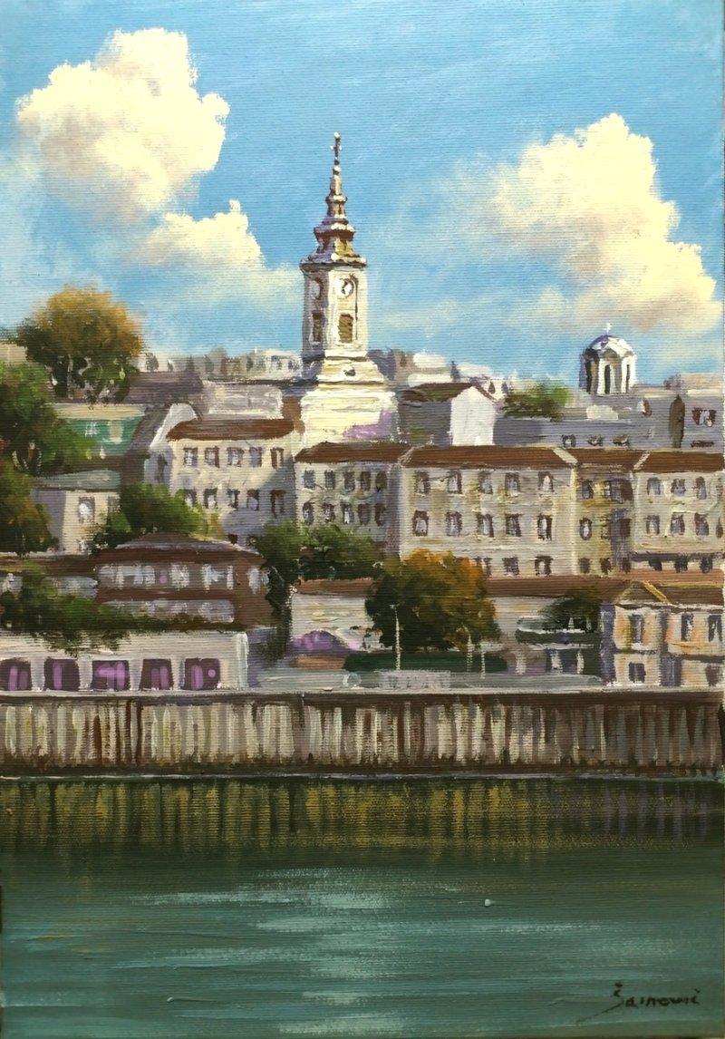 Belgrade from the Sava IV