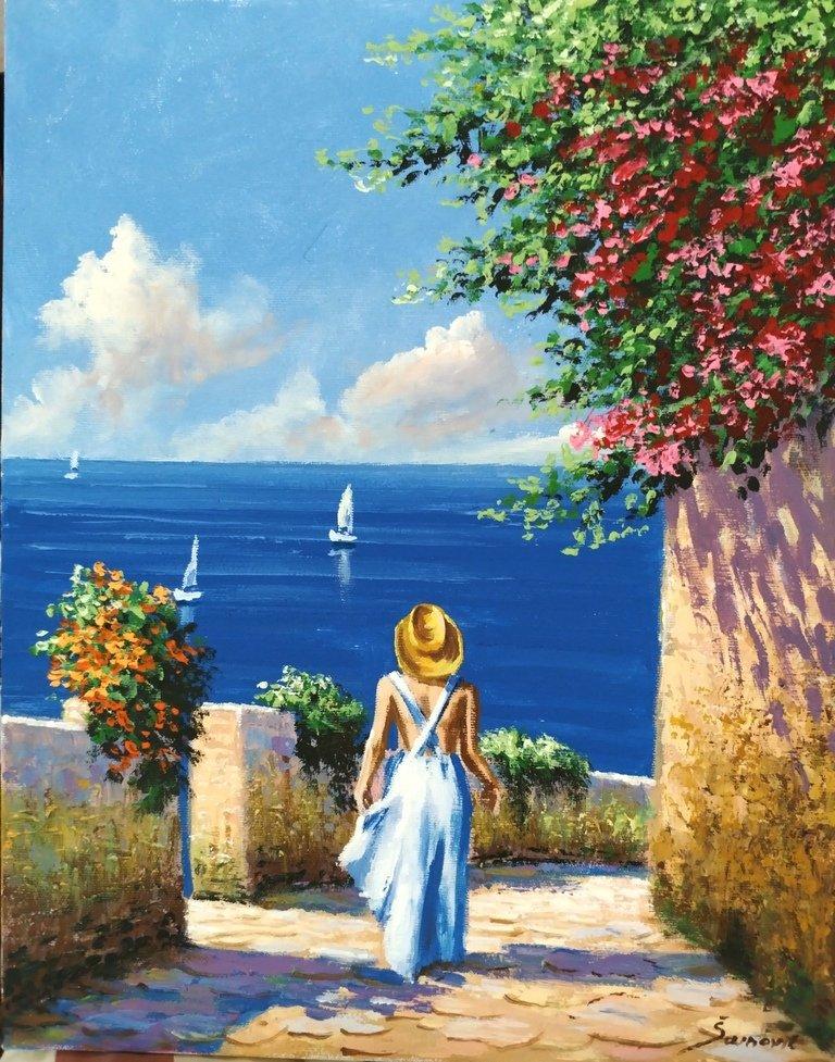 Down to the sea, Slika Borko Šainović