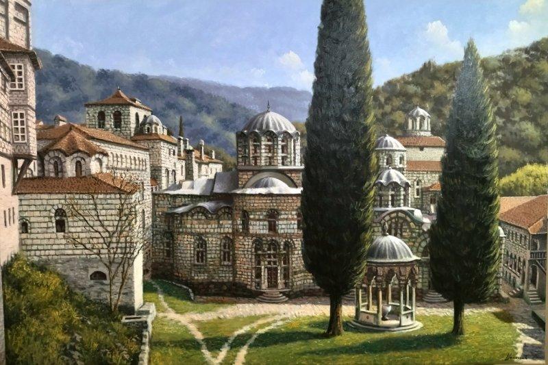 Manastir Hilandar, Slika Borko Šainović