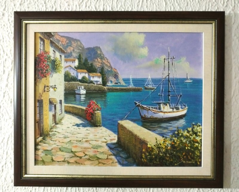 The smell of Mediterranean 28, Painting Borko Šainović