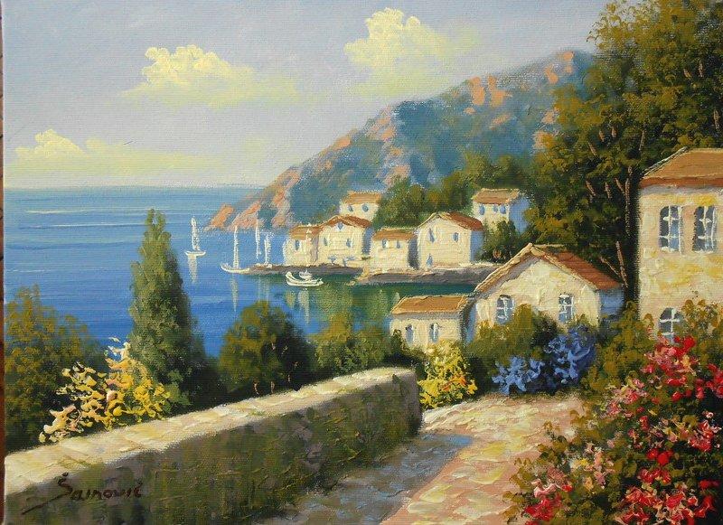 The smell of Mediterranean 25, Painting Borko Šainović
