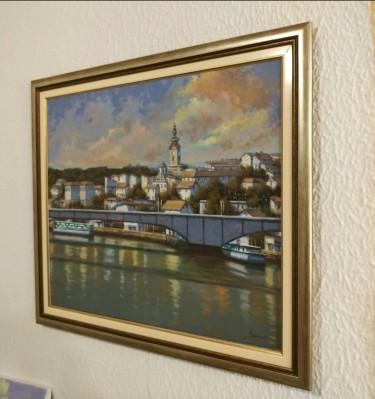 The Branko bridge  Belgrade II, Painting Borko Šainović