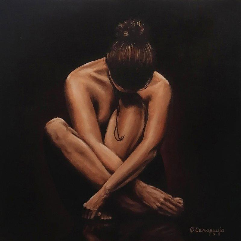 Nude 1, Painting Samardzija Olivera Olja