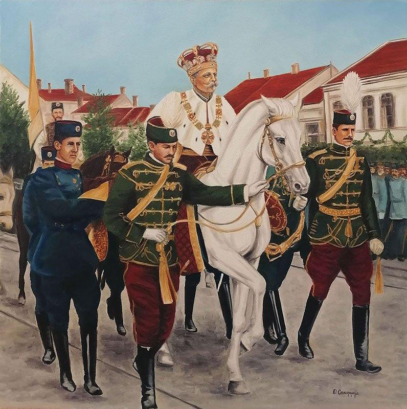 King Peter the first s, Painting Samardzija Olivera Olja