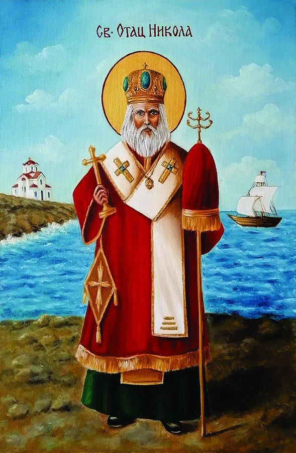 Saint Nicholas 2, Painting Samardzija Olivera Olja