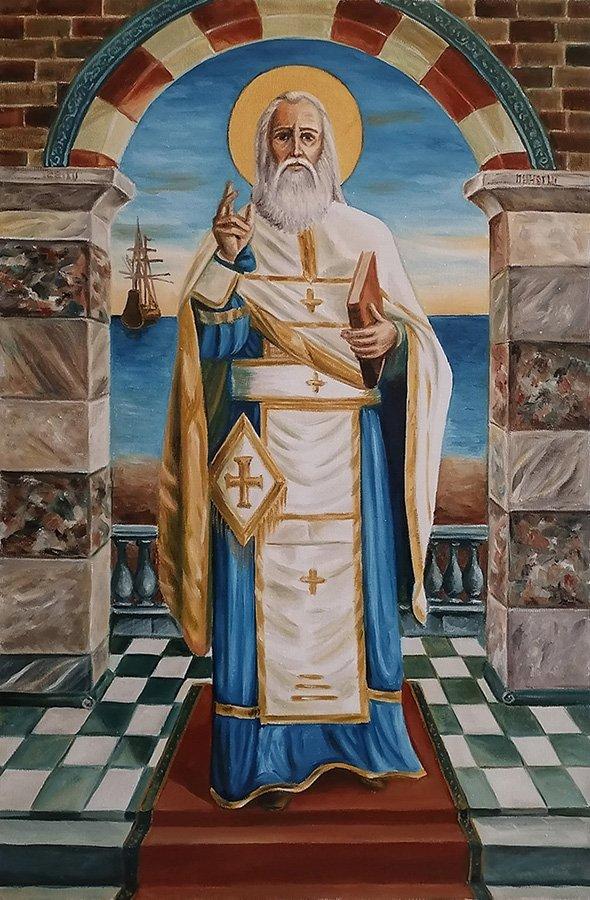 Saint Nicholas 3, Painting Samardzija Olivera Olja