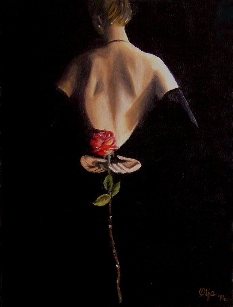 Rose, Painting Samardzija Olivera Olja