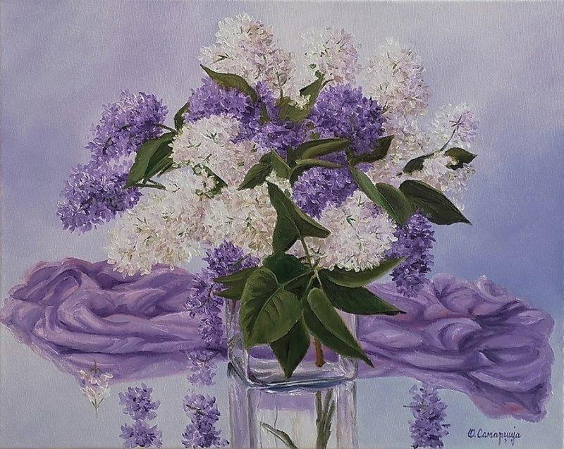 Lilac 3, Painting Samardzija Olivera Olja