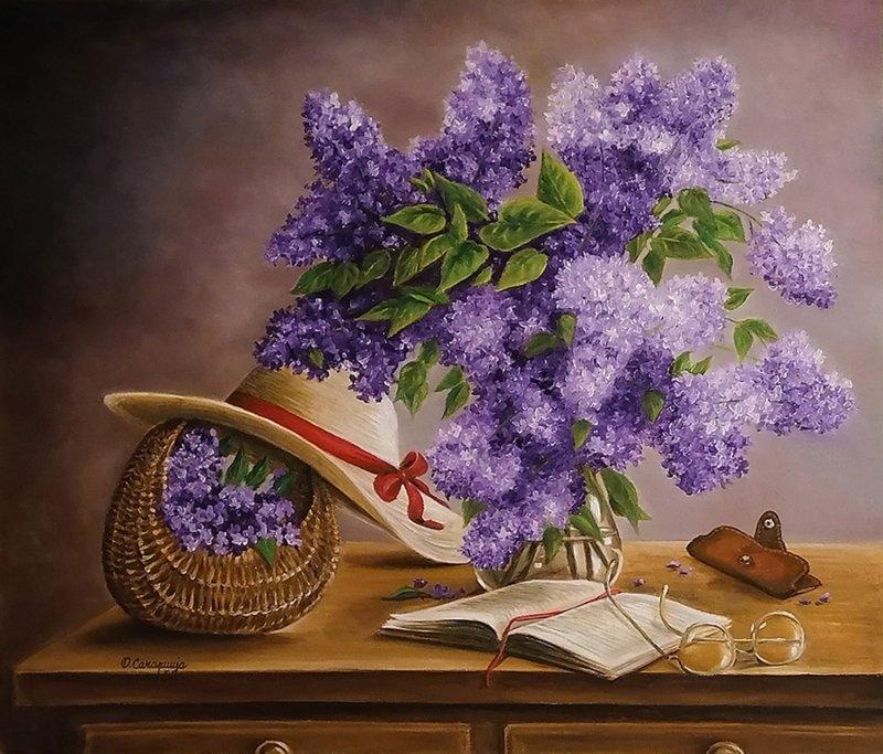 Lilac 4, Painting Samardzija Olivera Olja
