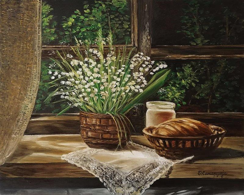 Evening, Painting Samardzija Olivera Olja