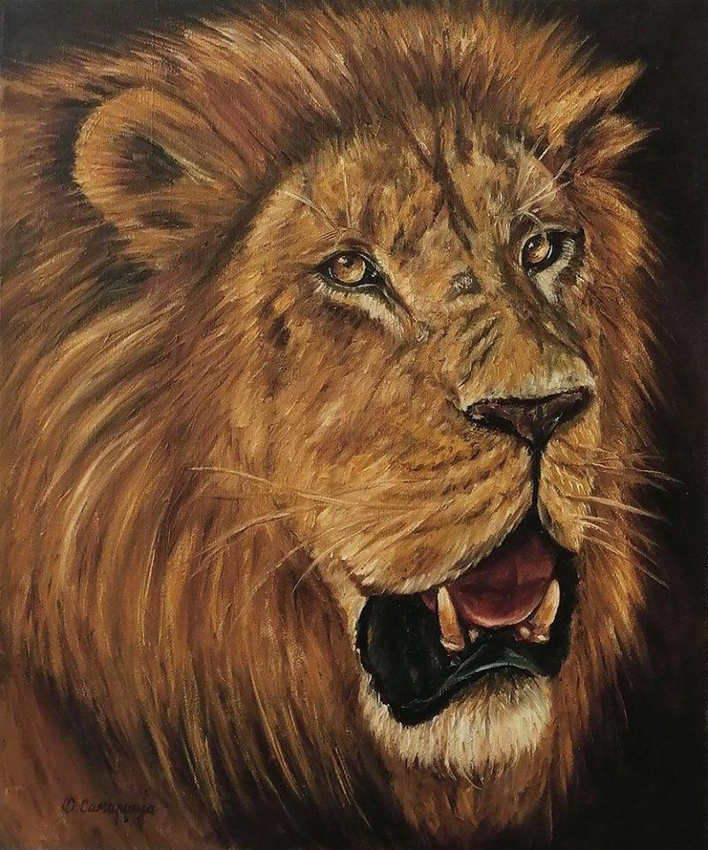 Lion, Painting Samardzija Olivera Olja