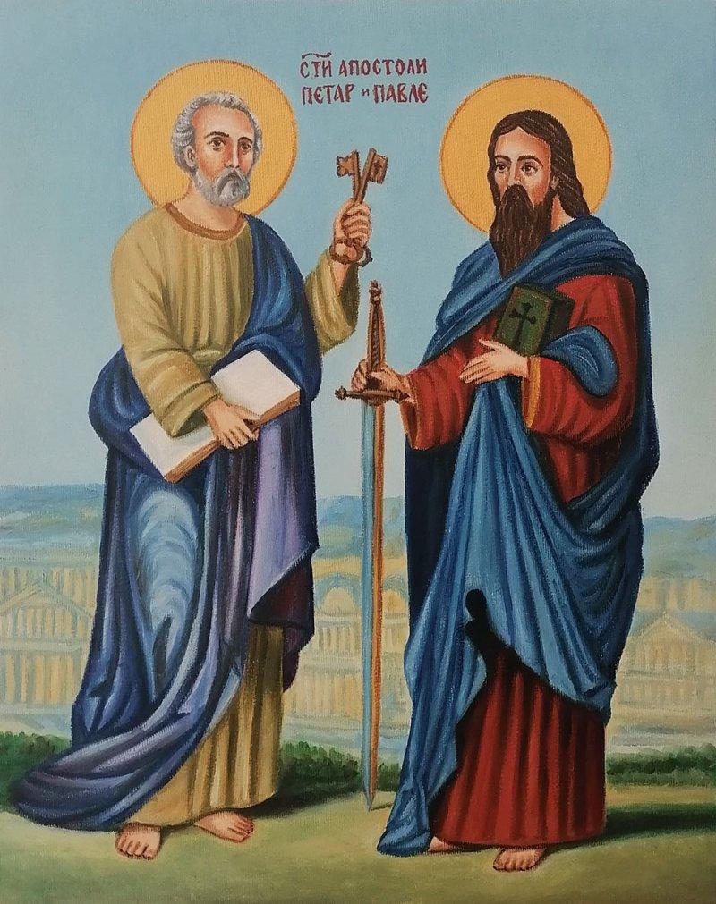 Sveti apostoli Petar i Pavle, Slika Samardzija Olivera Olja