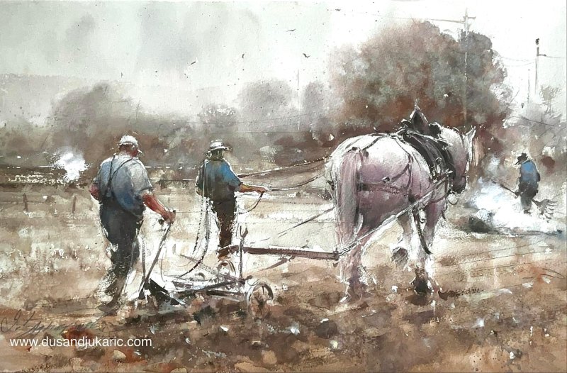 Like before, Painting Djukaric Dusan