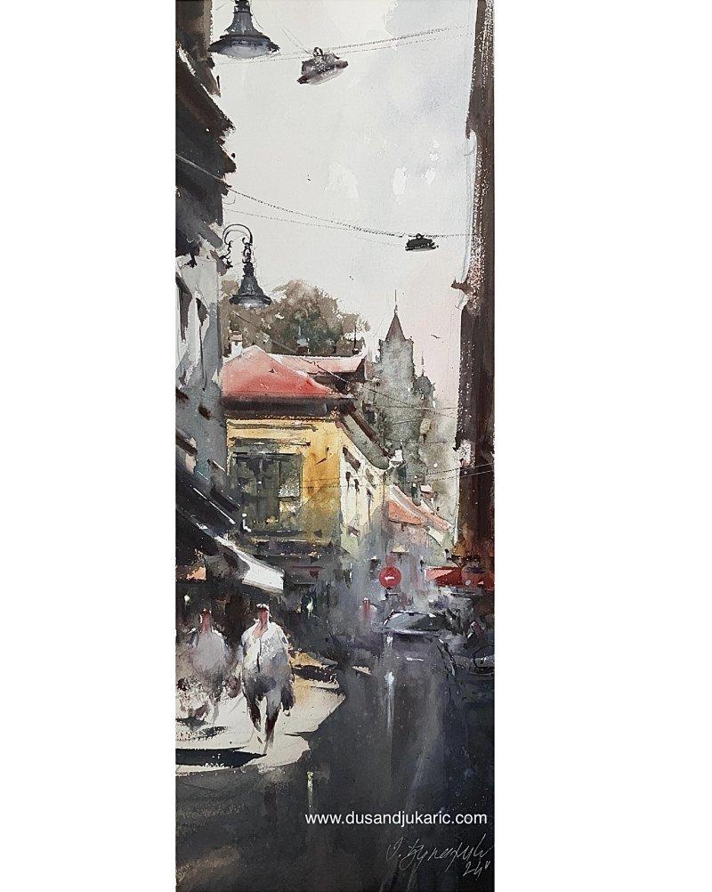 Ulica sa dušom, Zemun, Slika Djukaric Dusan