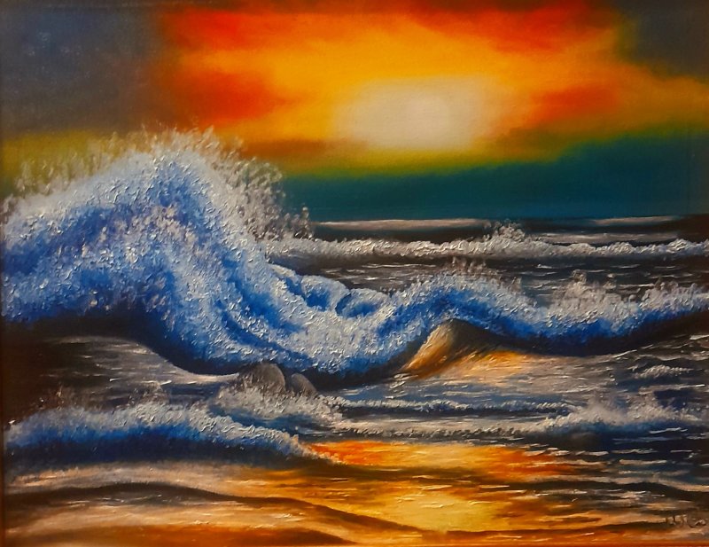 Sunset, Painting Marija Mitrovic