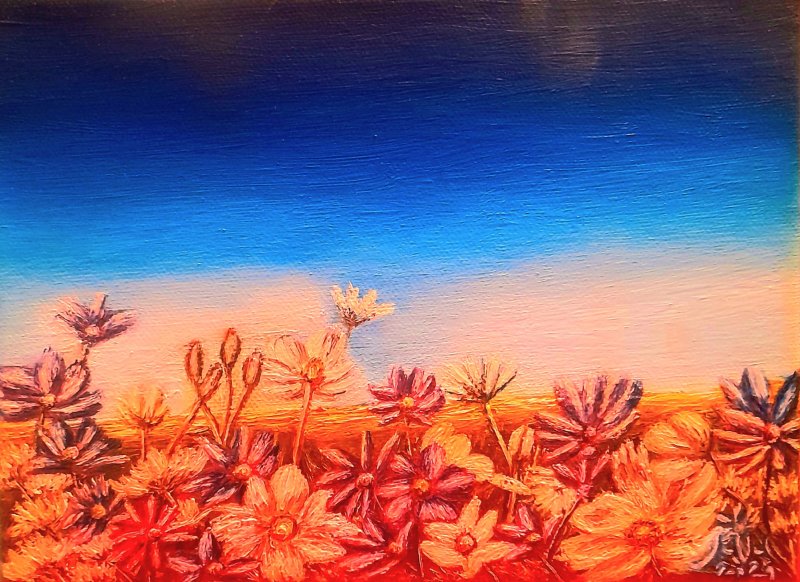 Spiring flowers, Painting Marija Mitrovic
