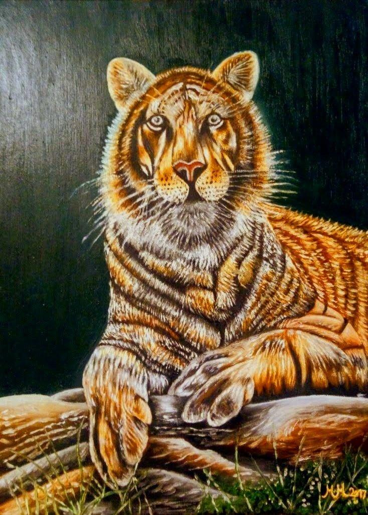 Tigers, Painting Marija Mitrovic