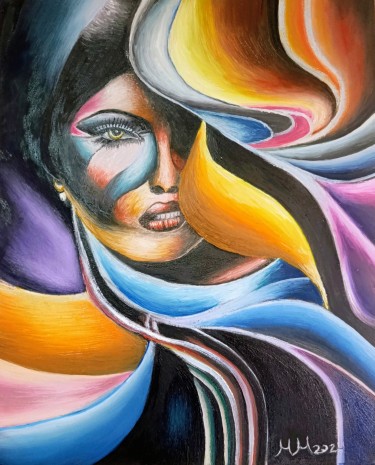 View under the mask