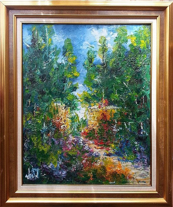 The passage, Painting Punisic-Jovanovic Ana