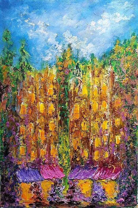 In lights, Painting Punisic-Jovanovic Ana
