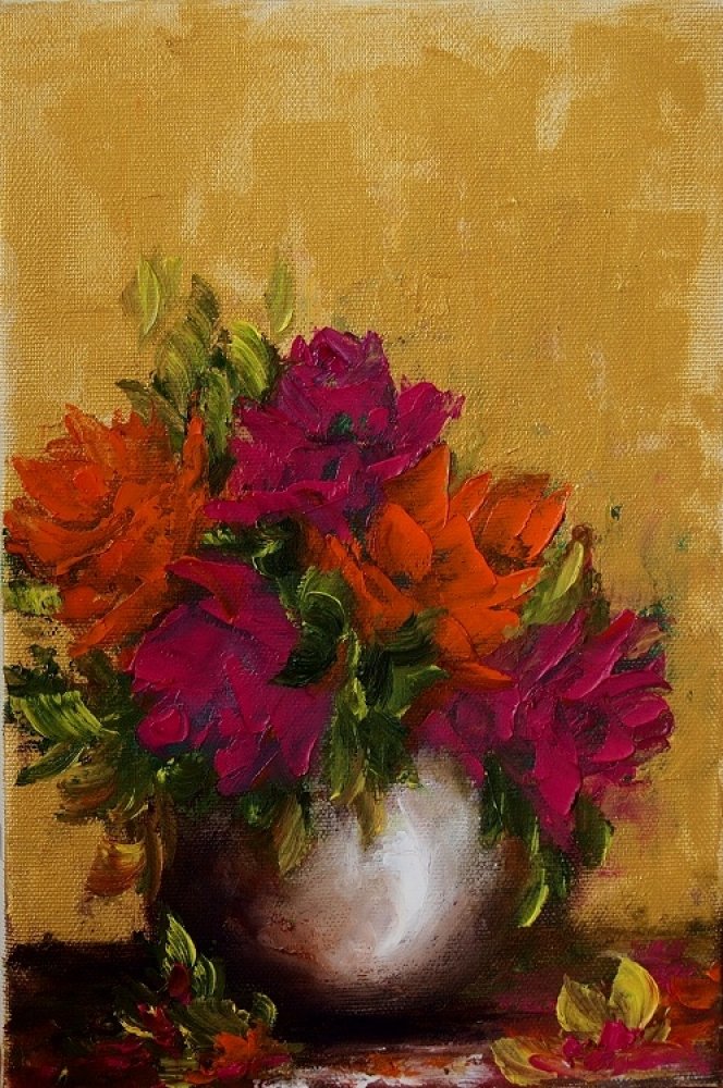 Roses, Painting Punisic-Jovanovic Ana