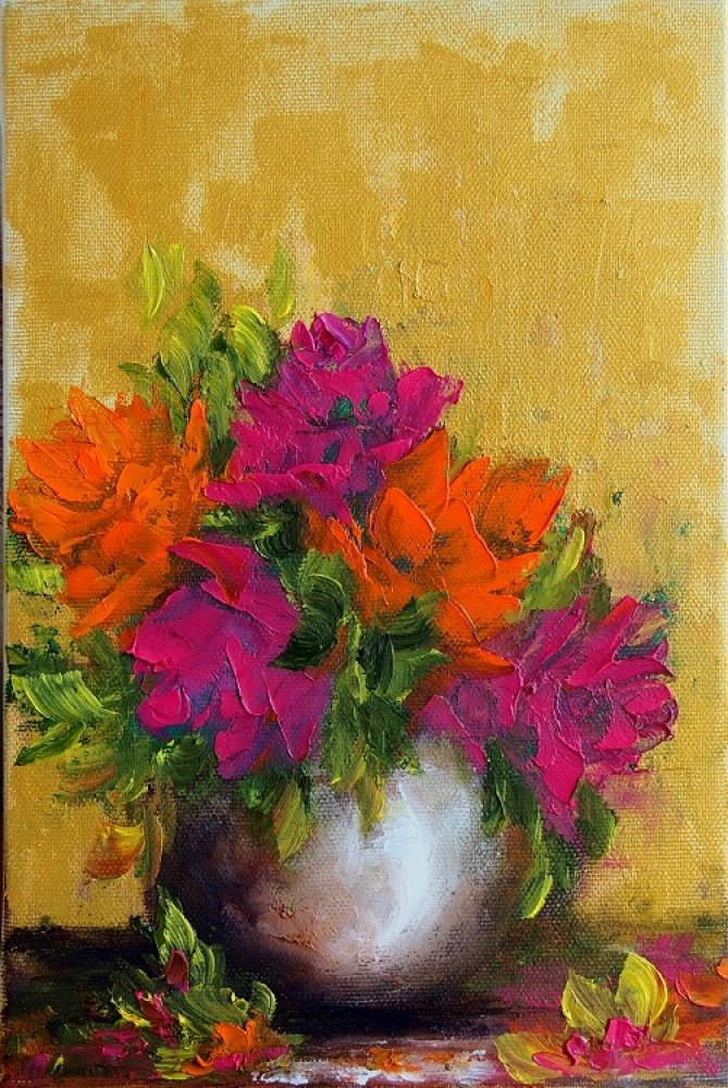 Roses, Painting Punisic-Jovanovic Ana