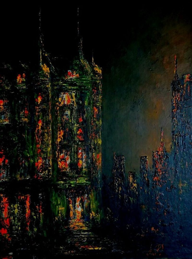 Moscow, Painting Punisic-Jovanovic Ana