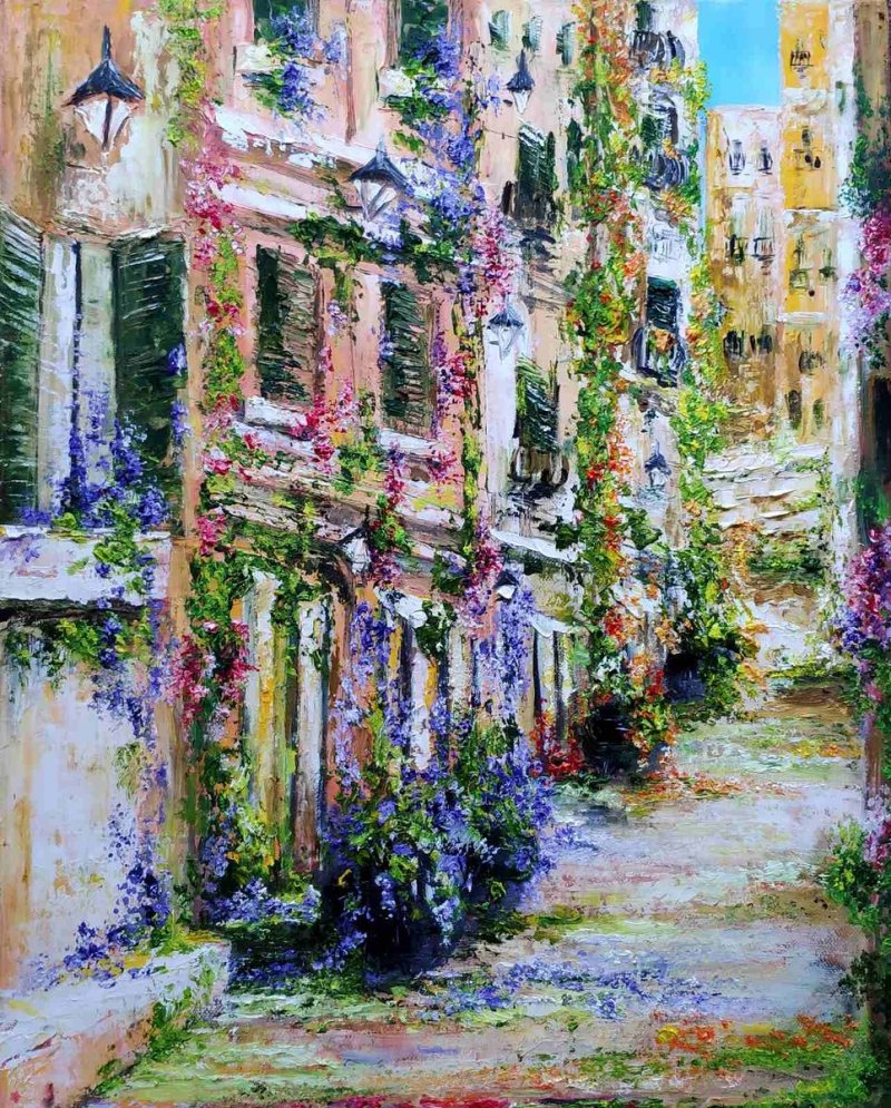 Street, Painting Punisic-Jovanovic Ana