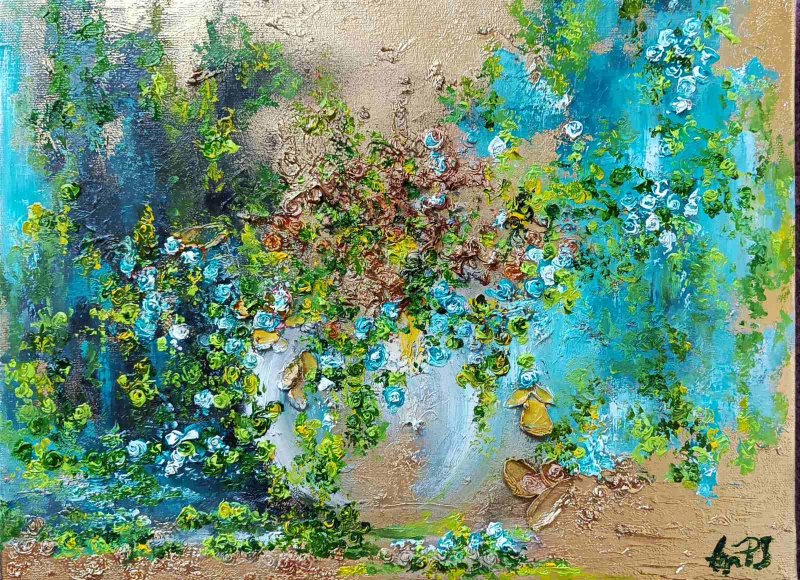 In Blue, Painting Punisic-Jovanovic Ana