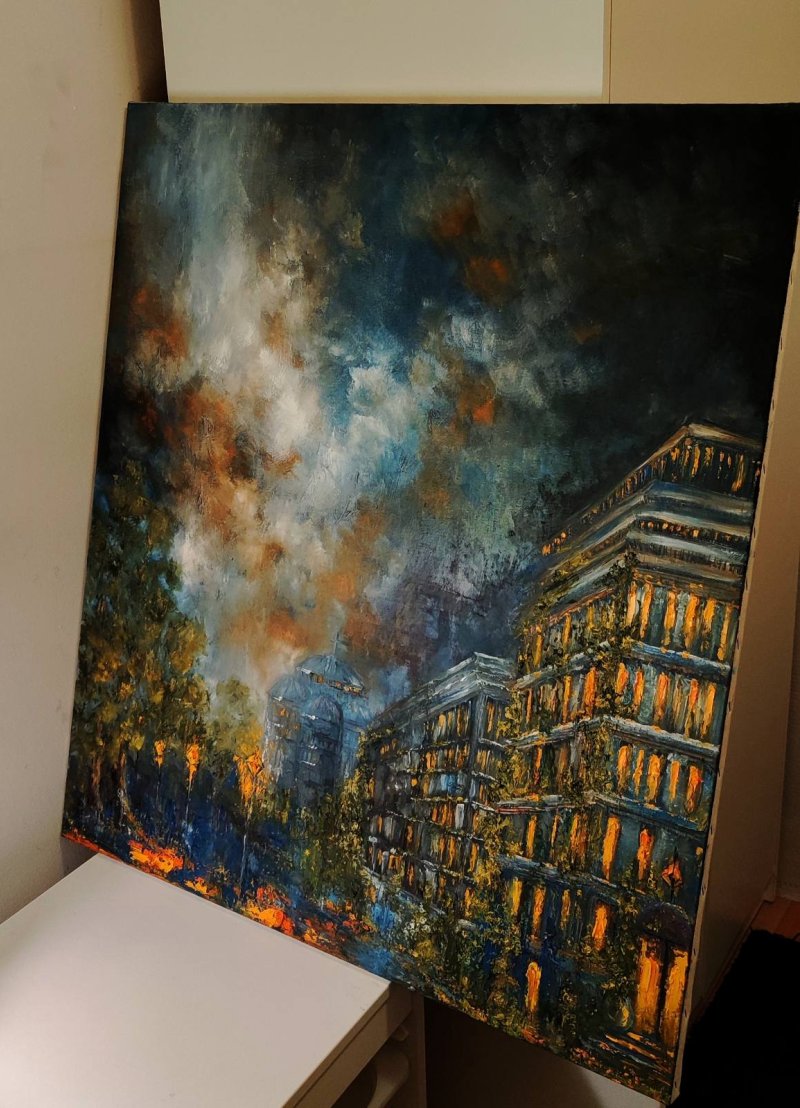 Dark and Light, Painting Punisic-Jovanovic Ana