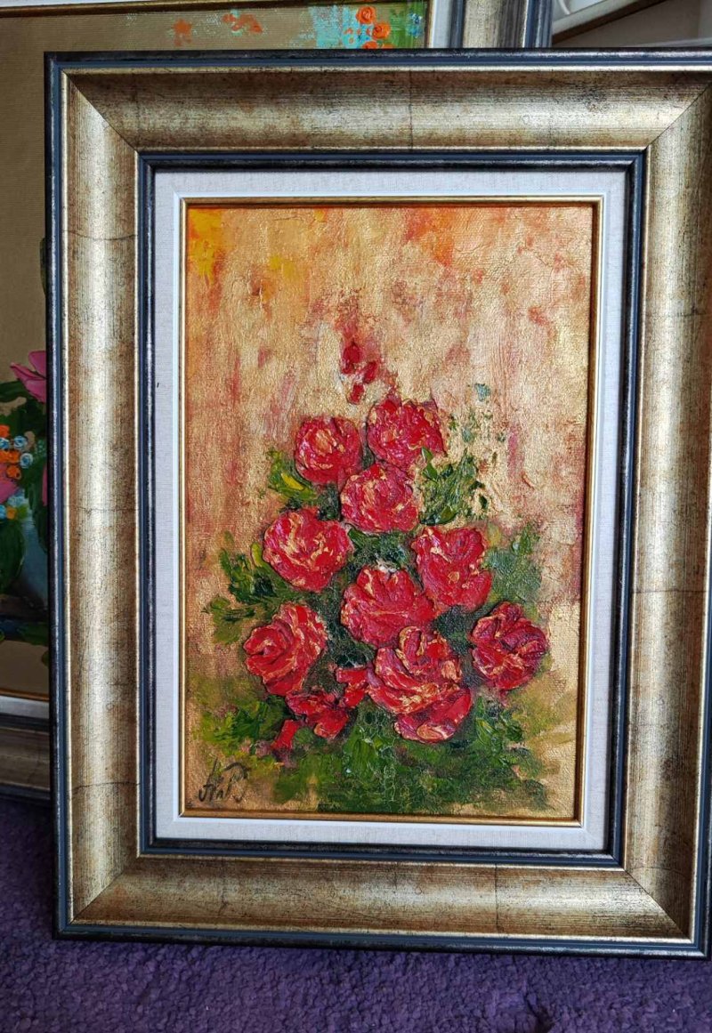 Crveno, Painting Punisic-Jovanovic Ana