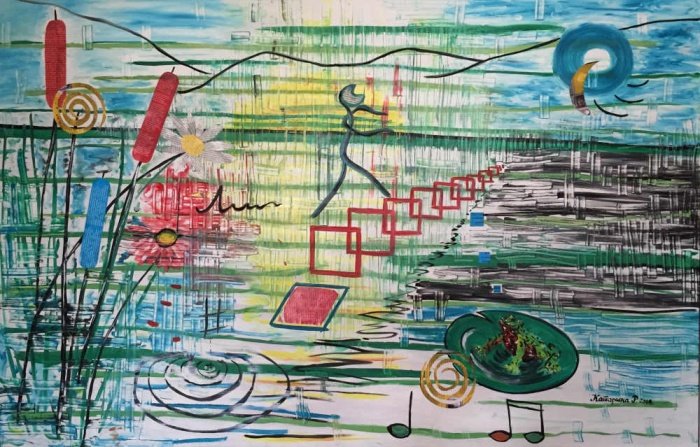 sunrise, Painting Katarina Radenkovic