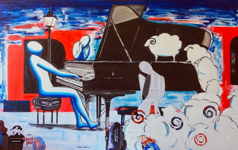 music, Painting Katarina Radenkovic