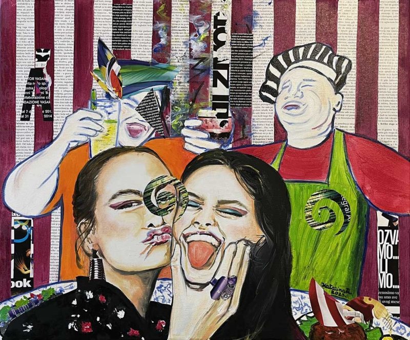 Going crazy`, Painting Katarina Radenkovic
