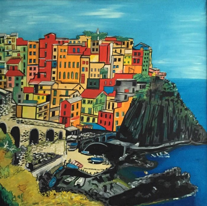 Italy, Painting Katarina Radenkovic