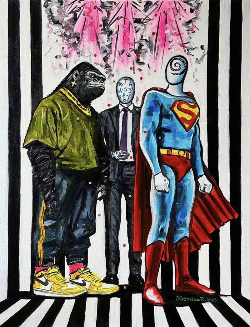 Who Are You, Painting Katarina Radenkovic