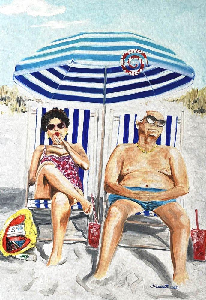 Satisfaction of life, Painting Katarina Radenkovic
