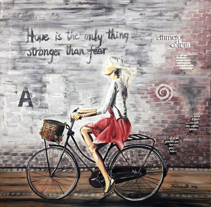 No fear, Painting Katarina Radenkovic